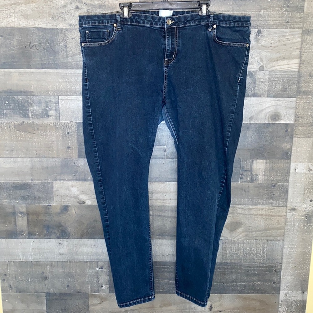 ASOS Curve Dark Blue Jeans
